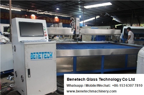 Glass waterjet cutter
