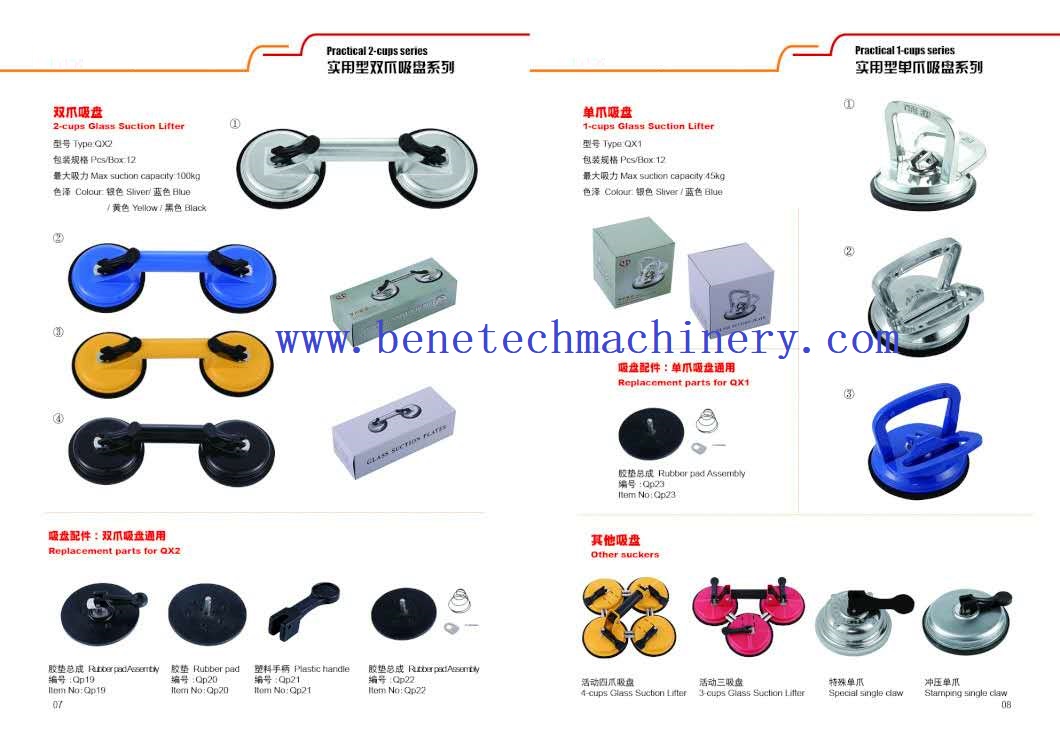 Glass suction cup